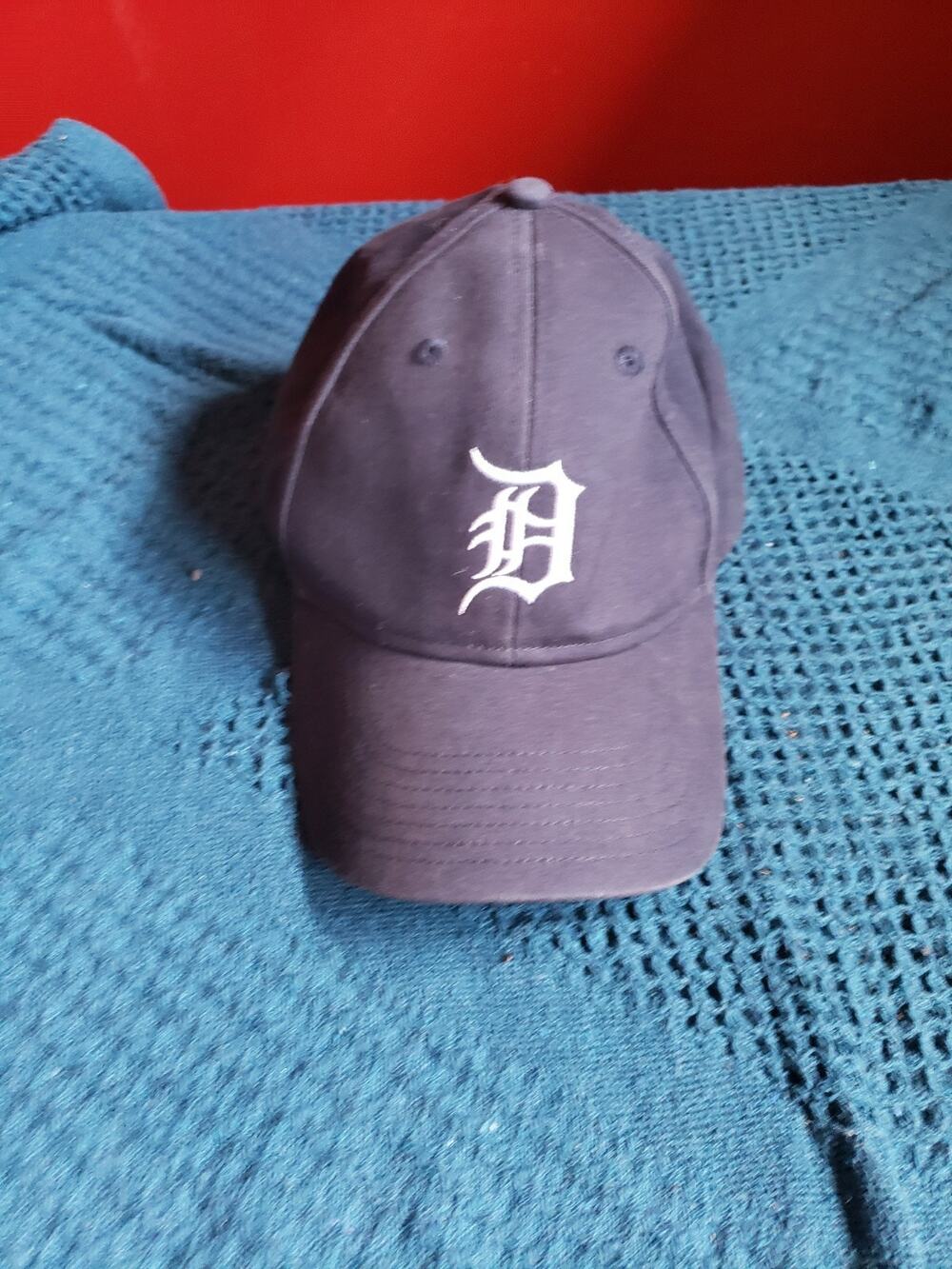 Detroit Tigers Hat Cap One Size Youth Boys Blue 47 Snap Back Logo Baseball MLB
